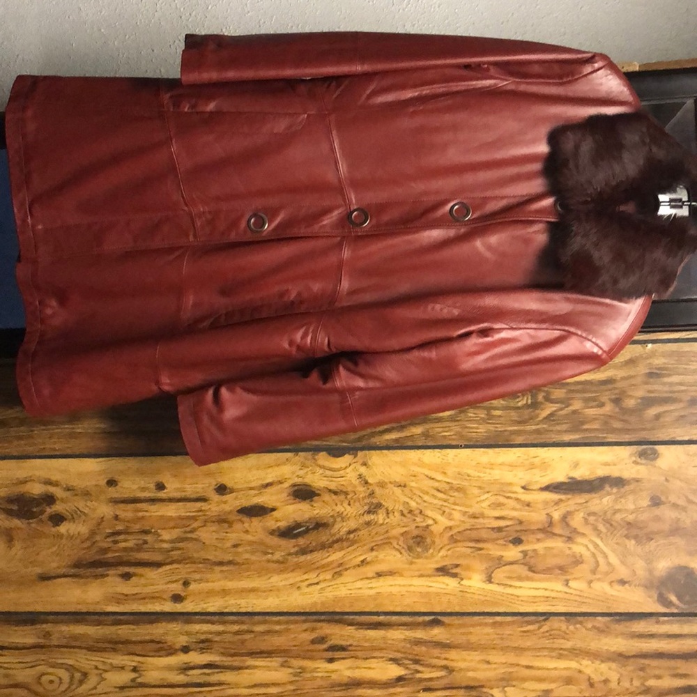 COPY - Metro Style faux fur leather coat